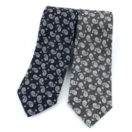 [MAESIO] KSK2629 Wool Silk Paisley Necktie 8cm 2Color _ Men's Ties Formal Business, Ties for Men, Prom Wedding Party, All Made in Korea